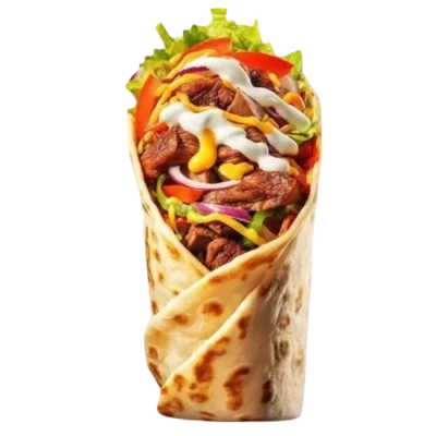 chicken cheese paratha roll